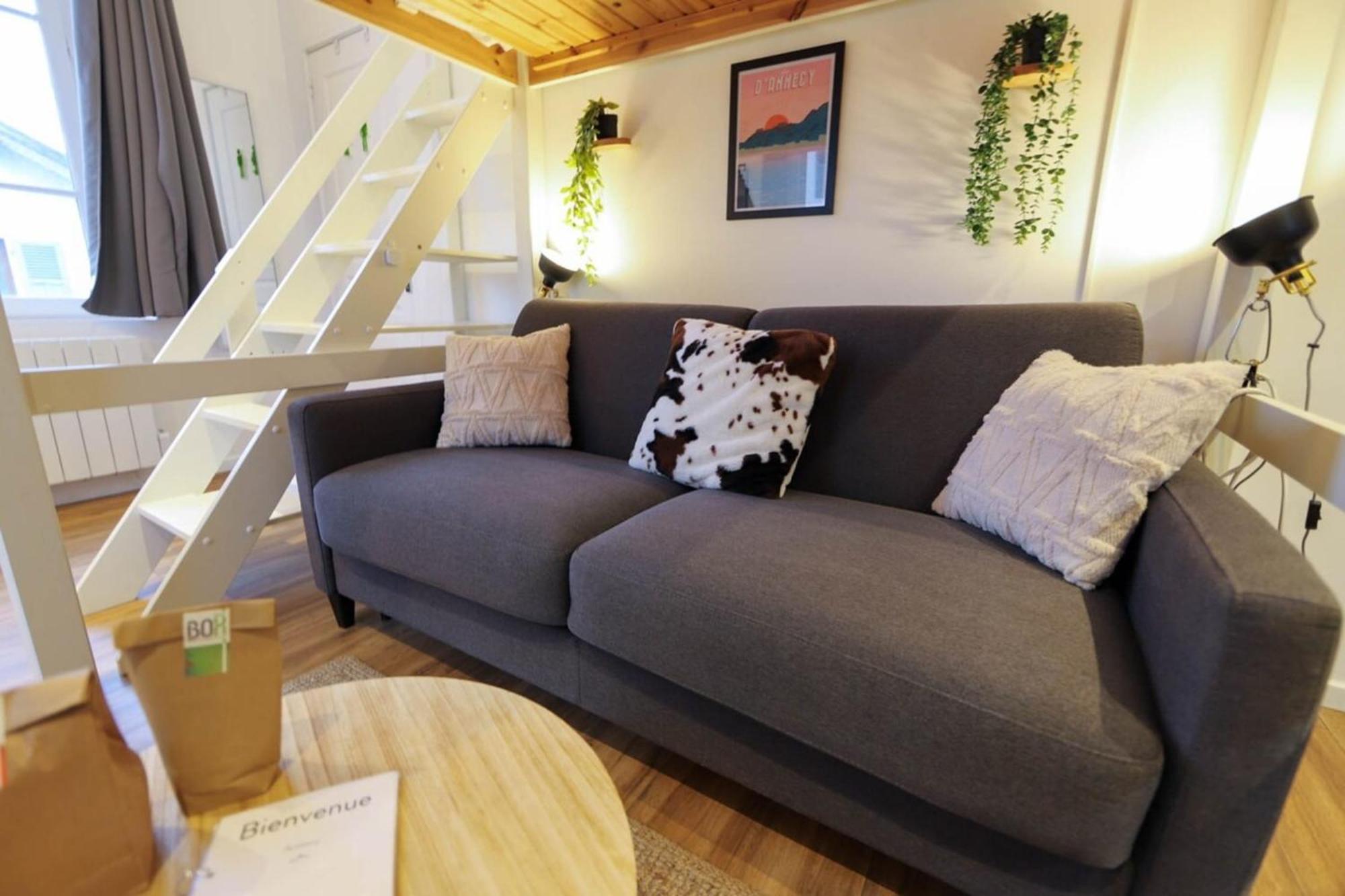 안시 Le Petit Plus - Studio Confortable Avec Parking 아파트 외부 사진